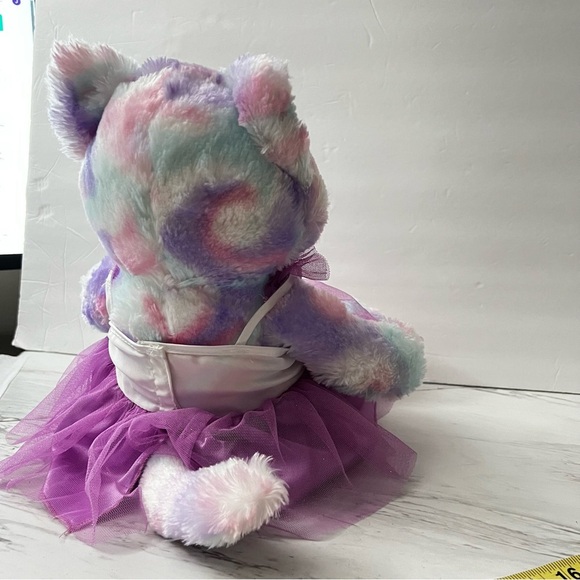 Build A Bear Workshop Pastel Swirl Kitty Cat BAB Plush Stuffed Animal Size 16" - Picture 2 of 11